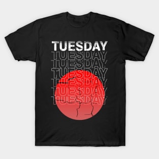 Tuesday Retro Funny T-Shirt